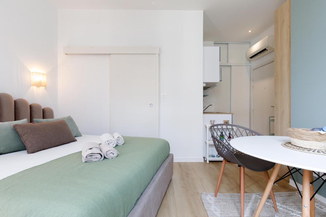 Comfortable Studio W Balcony Cannes Center Tgv Esterno foto